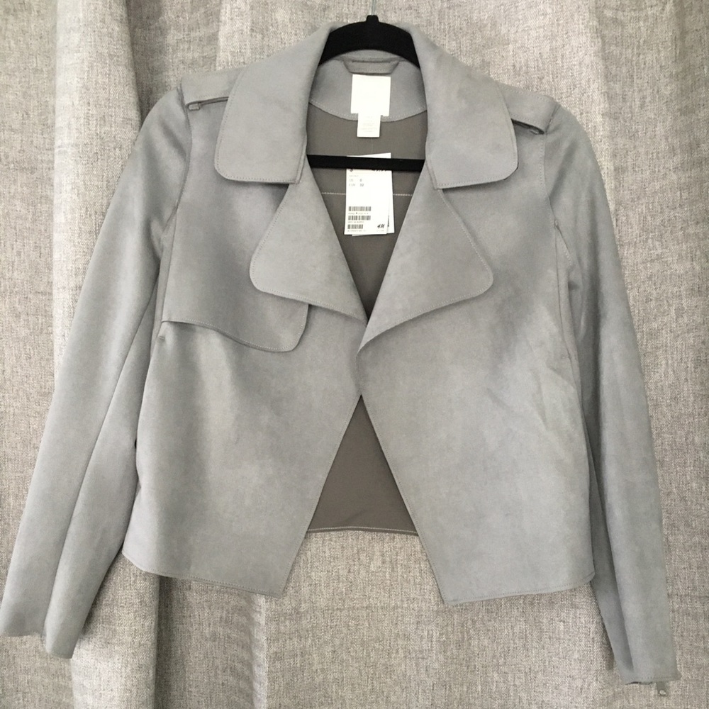 H&M Suede-like Drape Top NWT Size 0